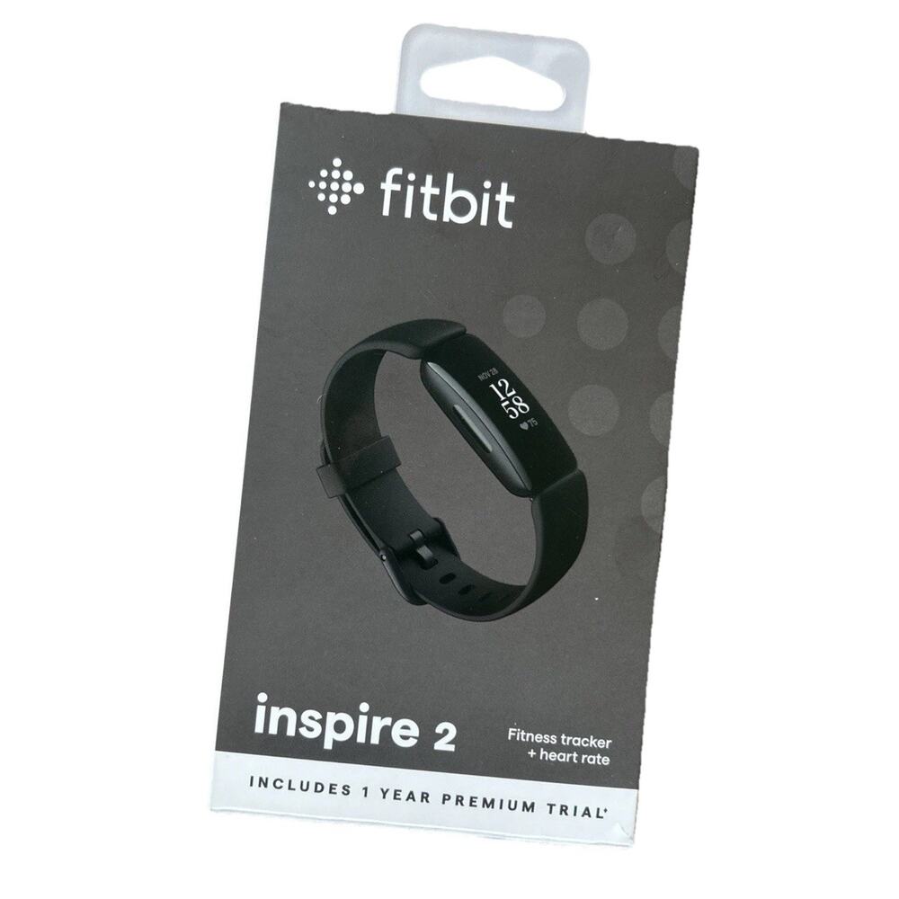 Fitbit Inspire 2 Activity Tracker Heart Rate Monitor Black New Open Box
